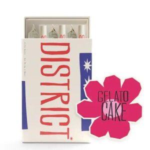 6-pack Pre-rolls | Gelato Cake | District Cannabis